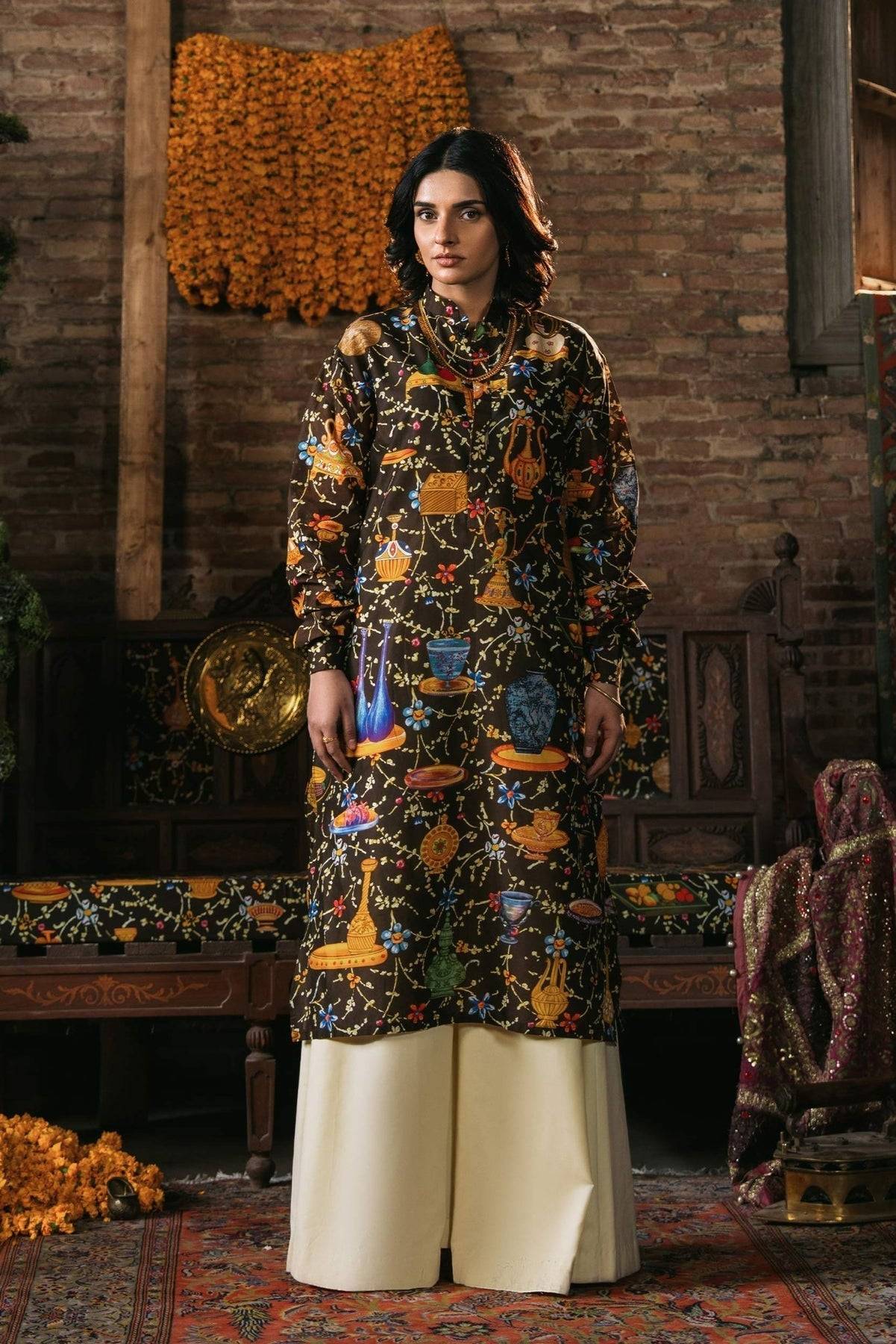 Fahad Hussayn | Lawn Banger | Ayyar - Pakistani Designer Dress - by Fahad Hussayn | Type: Ladies Clothes - 100% Original at Saira Sultan
