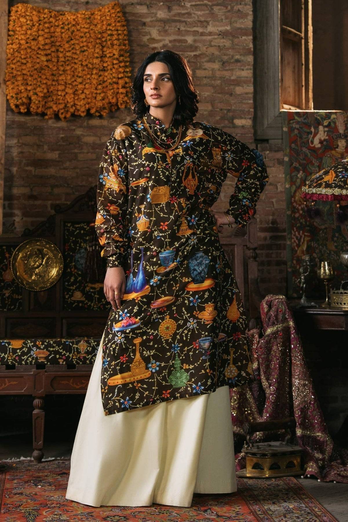 Fahad Hussayn | Lawn Banger | Ayyar - Pakistani Designer Dress - by Fahad Hussayn | Type: Ladies Clothes - 100% Original at Saira Sultan