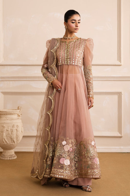 Maryum N Maria | Izara Formals | AZITA - MW40032 XS Peach Pink Organza