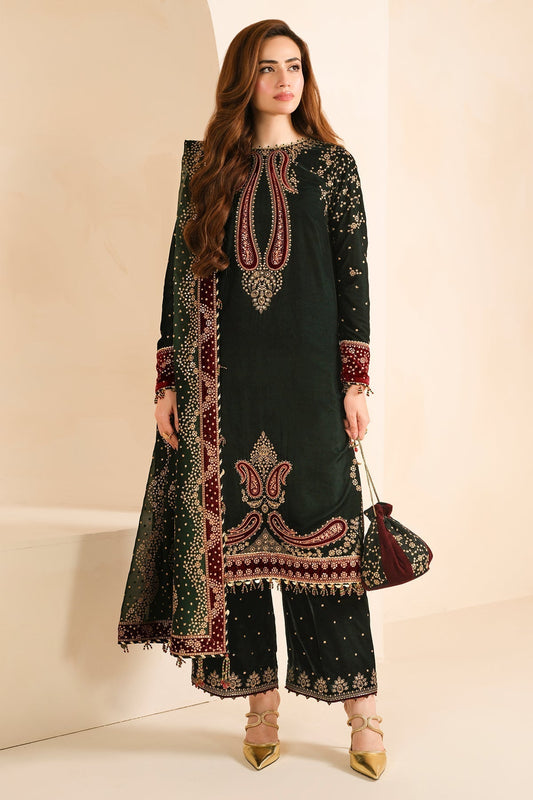 Jazmin | Velvet Edit 24 | Velvet Formal VF-2034 - Pakistani Designer Dress - by Jazmin | Type: Formal - 100% Original at Saira Sultan