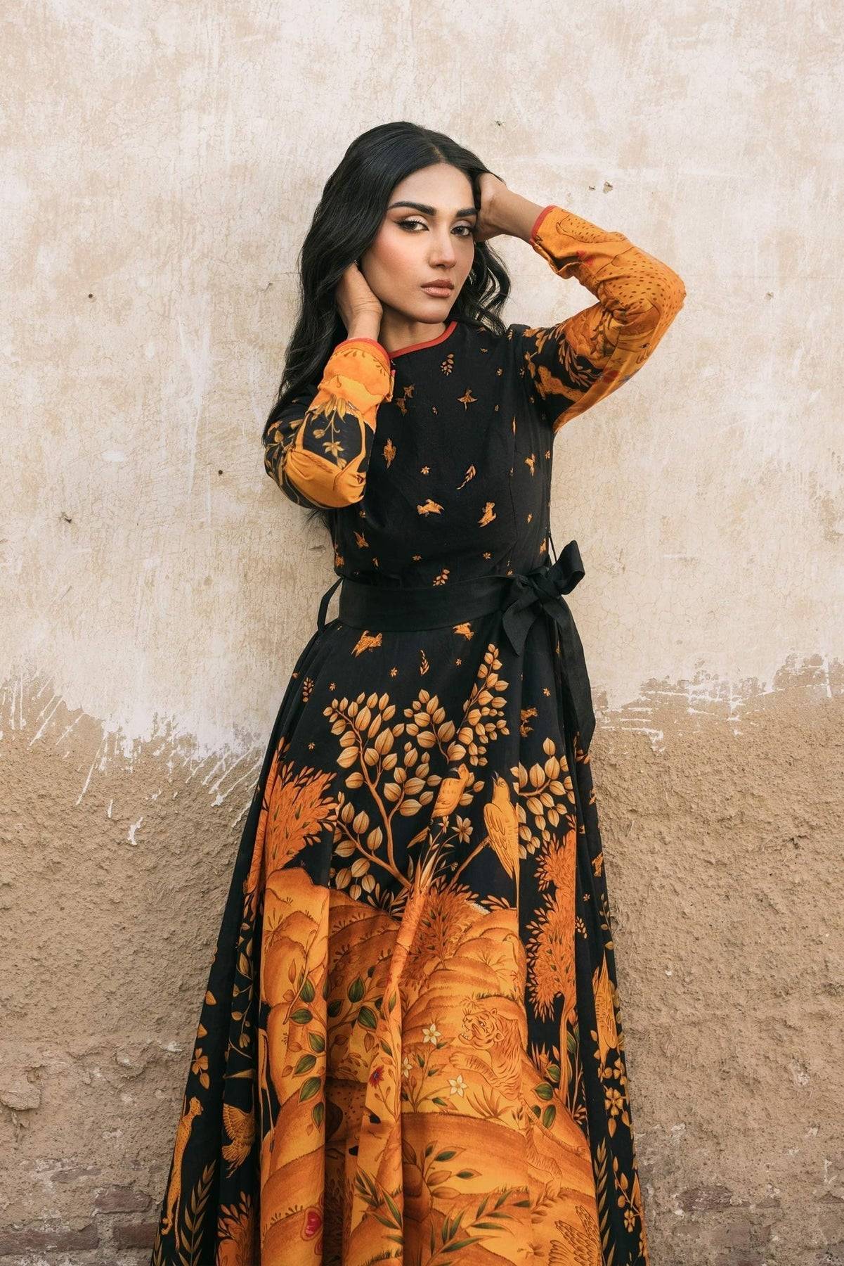 Fahad Hussayn | Lawn Banger | Baburnama - Pakistani Designer Dress - by Fahad Hussayn | Type: Ladies Clothes - 100% Original at Saira Sultan