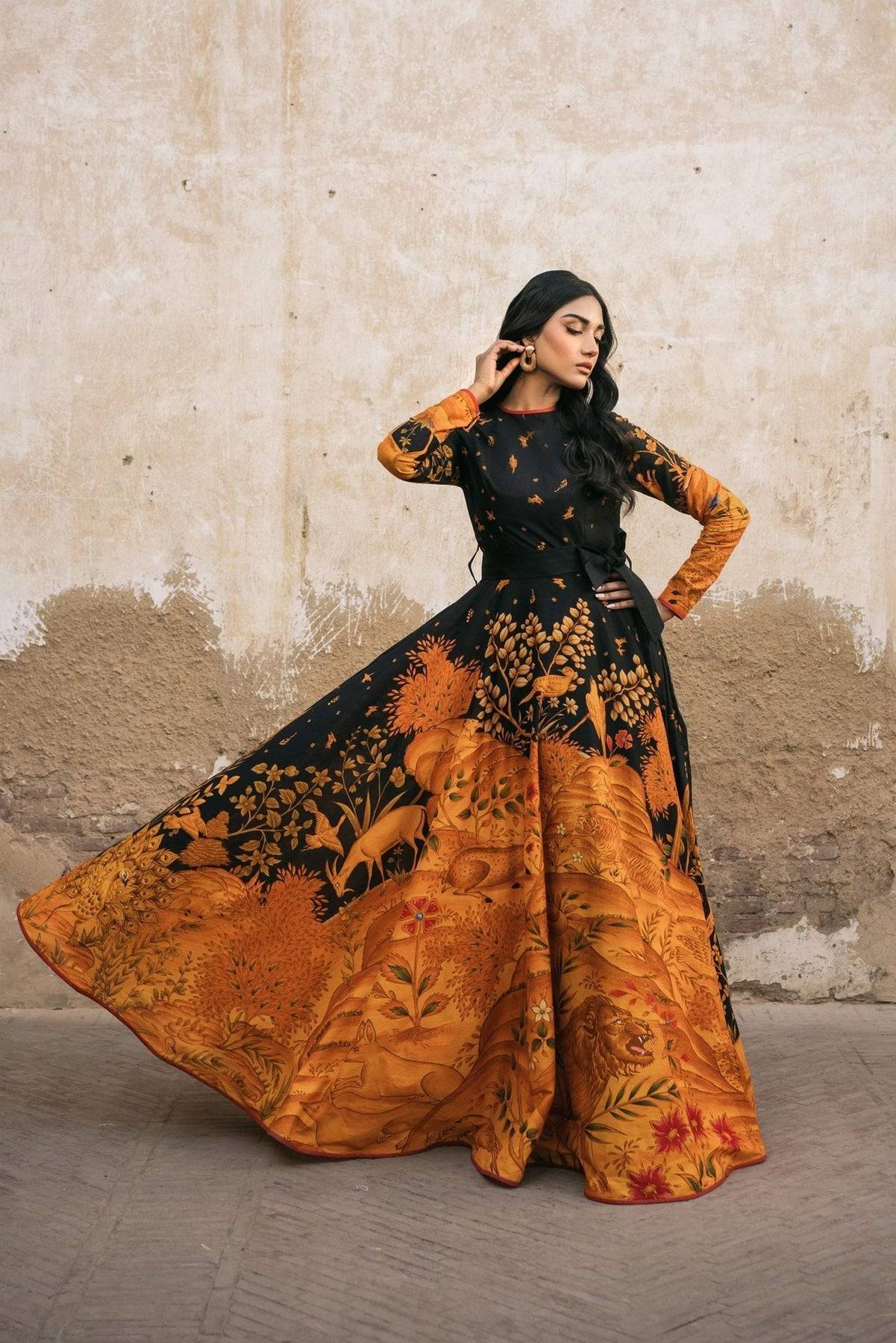 Fahad Hussayn | Lawn Banger | Baburnama - Pakistani Designer Dress - by Fahad Hussayn | Type: Ladies Clothes - 100% Original at Saira Sultan