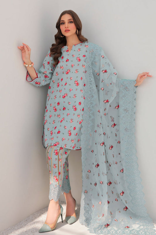 Baroque | Lawn Collection 24 | UF-305 - Pakistani Designer Dress - by Baroque | Type: Luxury - 100% Original at Saira Sultan