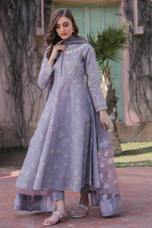 Baroque | Lawn Collection 24 | UF-324 - Pakistani Designer Dress - by Baroque | Type: Luxury - 100% Original at Saira Sultan