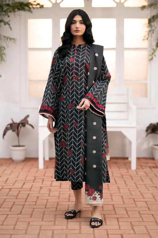 Baroque | Lawn Collection 24 | UF-538 - Pakistani Designer Dress - by Baroque | Type: Luxury - 100% Original at Saira Sultan