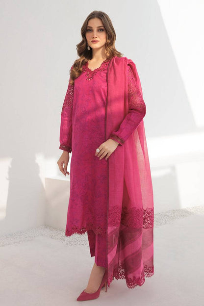 Baroque | Lawn Collection 24 | UF-308 - Pakistani Designer Dress - by Baroque | Type: Luxury - 100% Original at Saira Sultan