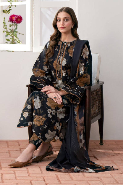 Baroque | Lawn Collection 24 | UF-540 - Pakistani Designer Dress - by Baroque | Type: Luxury - 100% Original at Saira Sultan
