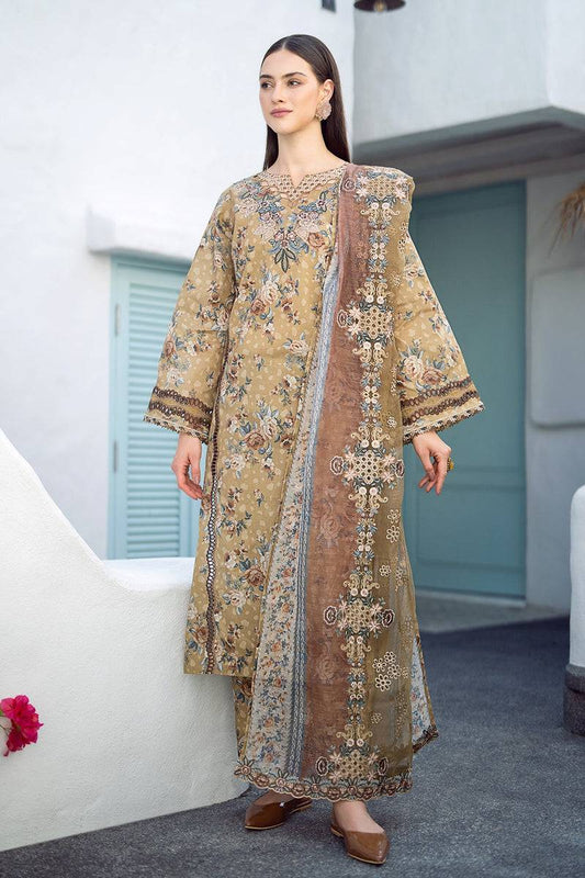 Baroque | Lawn Collection 24 | UF-553 - Pakistani Designer Dress - by Baroque | Type: Luxury - 100% Original at Saira Sultan