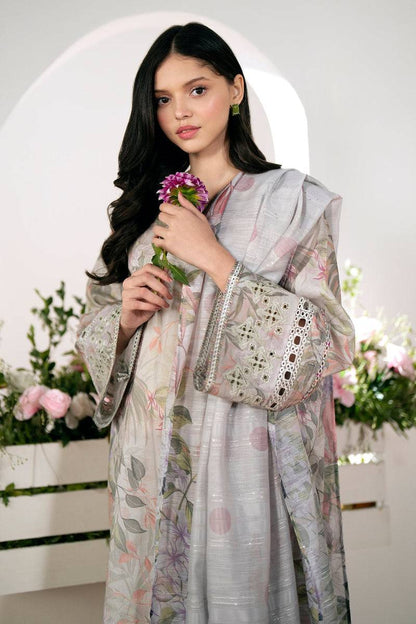 Baroque | Lawn Collection 24 | UF-528 - Pakistani Designer Dress - by Baroque | Type: Luxury - 100% Original at Saira Sultan
