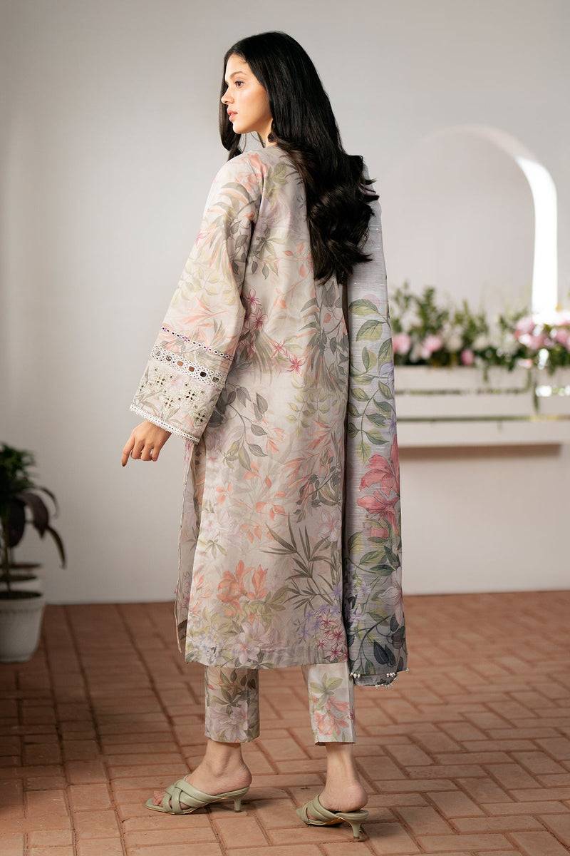 Baroque | Lawn Collection 24 | UF-528 - Pakistani Designer Dress - by Baroque | Type: Luxury - 100% Original at Saira Sultan