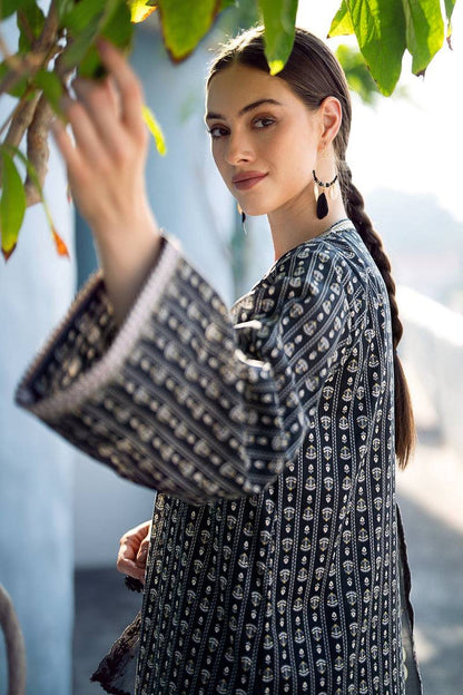 Baroque | Lawn Collection 24 | UF-556 - Pakistani Designer Dress - by Baroque | Type: Luxury - 100% Original at Saira Sultan