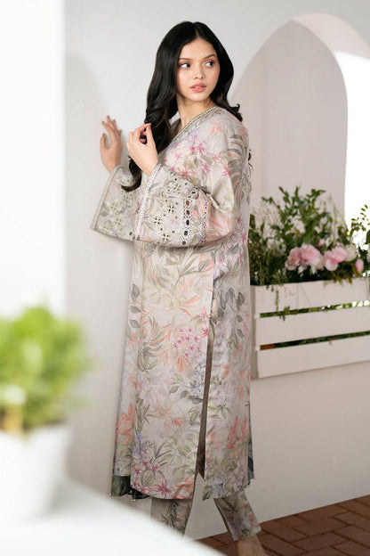 Baroque | Lawn Collection 24 | UF-528 - Pakistani Designer Dress - by Baroque | Type: Luxury - 100% Original at Saira Sultan