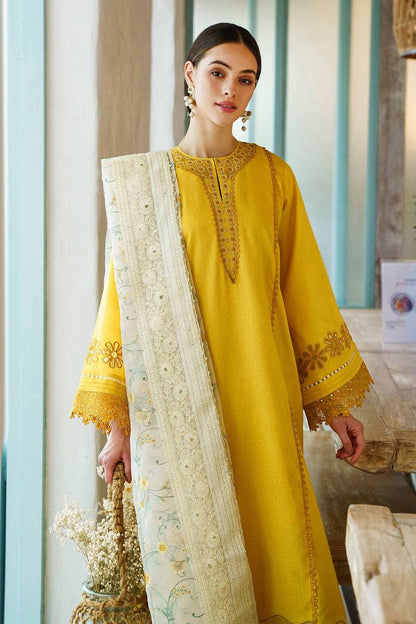 Baroque | Lawn Collection 24 | UF-562 - Pakistani Designer Dress - by Baroque | Type: Luxury - 100% Original at Saira Sultan