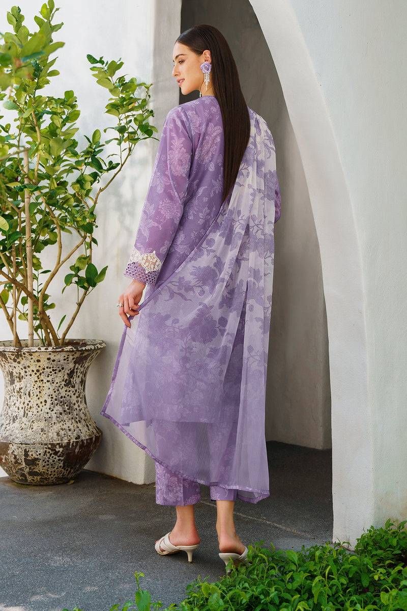 Baroque | Lawn Collection 24 | UF-563 - Pakistani Designer Dress - by Baroque | Type: Luxury - 100% Original at Saira Sultan