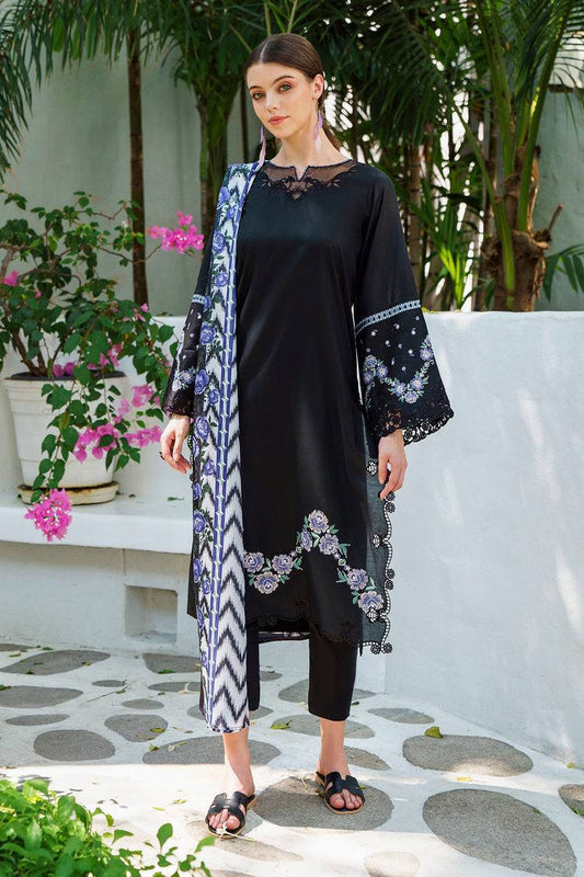 Baroque | Lawn Collection 24 | UF-564 - Pakistani Designer Dress - by Baroque | Type: Luxury - 100% Original at Saira Sultan