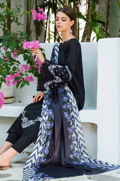 Baroque | Lawn Collection 24 | UF-564 - Pakistani Designer Dress - by Baroque | Type: Luxury - 100% Original at Saira Sultan