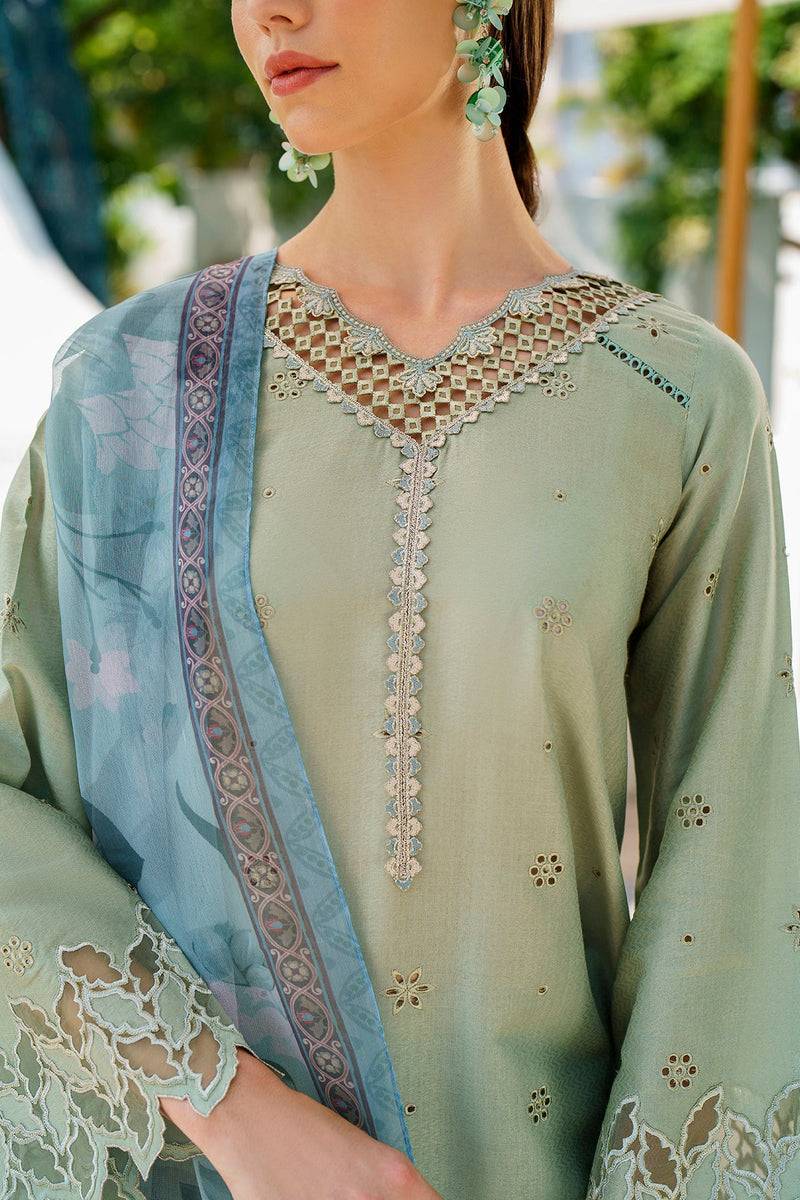 Baroque | Lawn Collection 24 | UF-565 - Pakistani Designer Dress - by Baroque | Type: Luxury - 100% Original at Saira Sultan