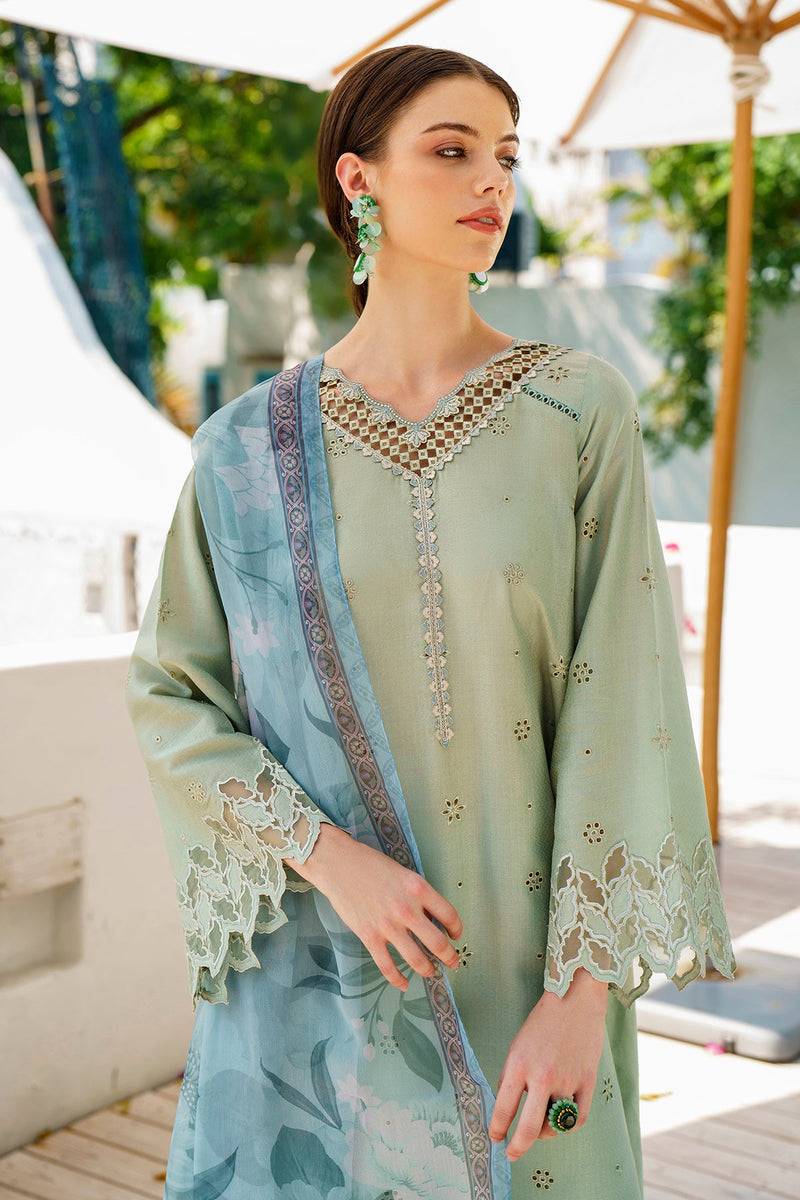 Baroque | Lawn Collection 24 | UF-565 - Pakistani Designer Dress - by Baroque | Type: Luxury - 100% Original at Saira Sultan