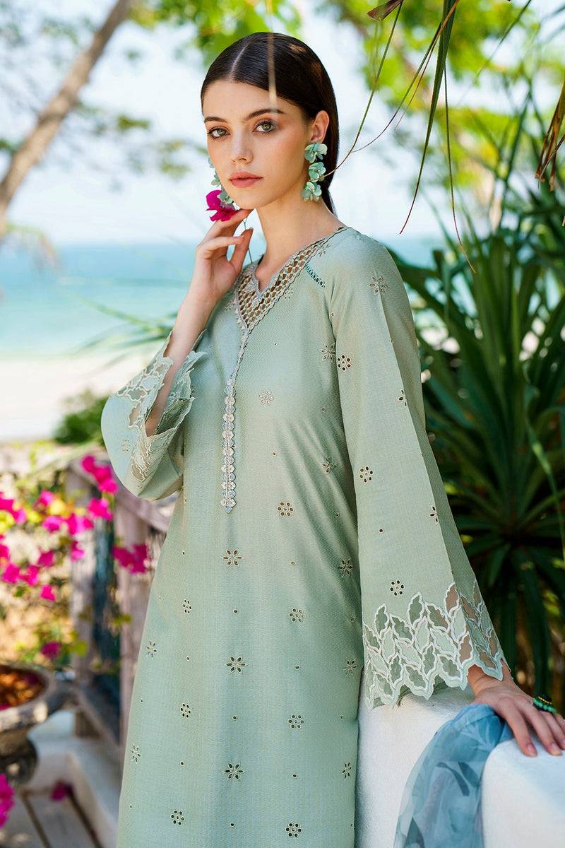 Baroque | Lawn Collection 24 | UF-565 - Pakistani Designer Dress - by Baroque | Type: Luxury - 100% Original at Saira Sultan