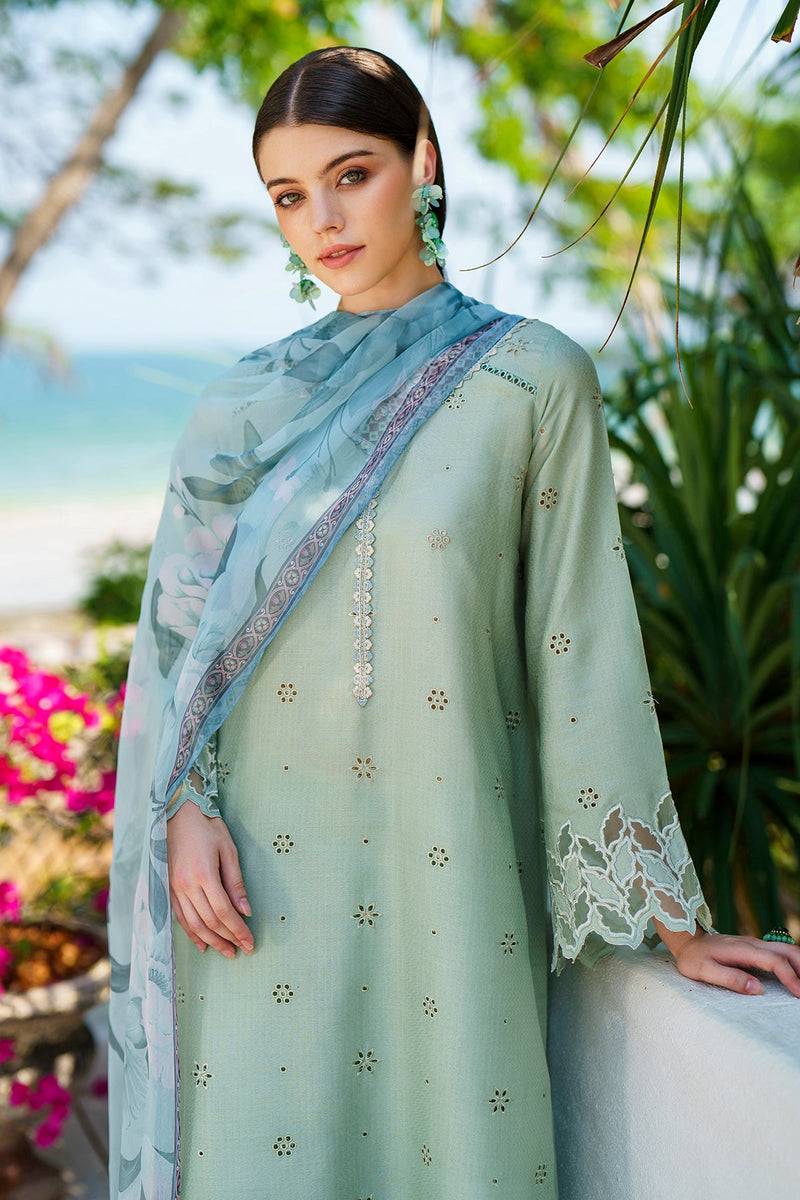 Baroque | Lawn Collection 24 | UF-565 - Pakistani Designer Dress - by Baroque | Type: Luxury - 100% Original at Saira Sultan