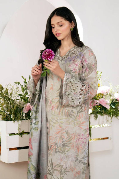 Baroque | Lawn Collection 24 | UF-528 - Pakistani Designer Dress - by Baroque | Type: Luxury - 100% Original at Saira Sultan