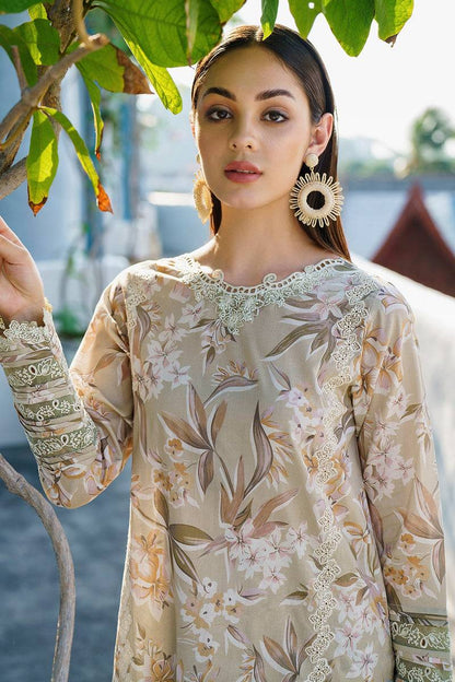 Baroque | Lawn Collection 24 | UF-568 - Pakistani Designer Dress - by Baroque | Type: Luxury - 100% Original at Saira Sultan