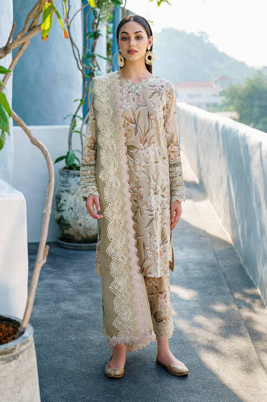 Baroque | Lawn Collection 24 | UF-568 - Pakistani Designer Dress - by Baroque | Type: Luxury - 100% Original at Saira Sultan