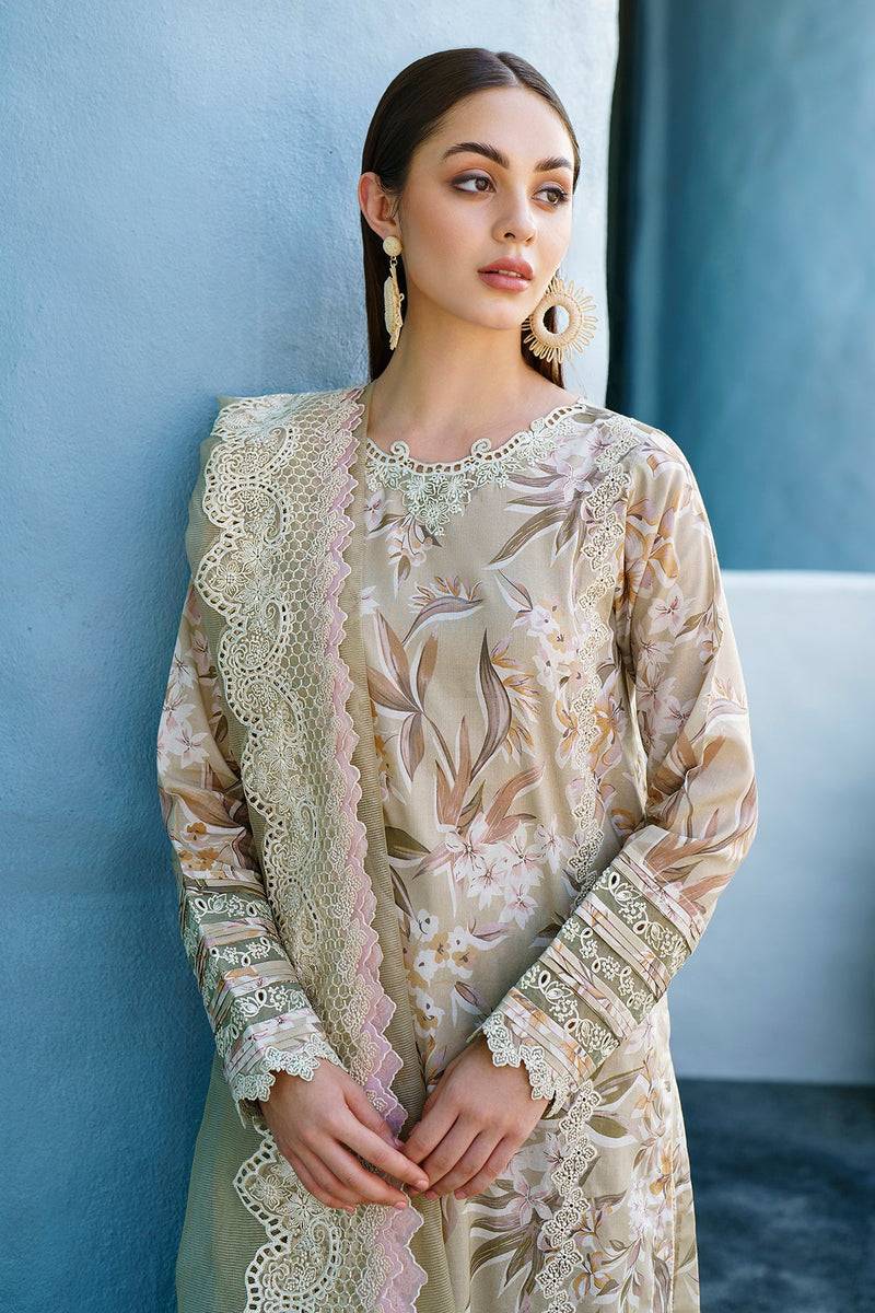 Baroque | Lawn Collection 24 | UF-568 - Pakistani Designer Dress - by Baroque | Type: Luxury - 100% Original at Saira Sultan