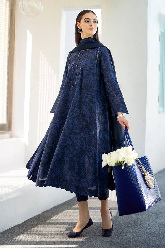 Baroque | Lawn Collection 24 | UF-544 - Pakistani Designer Dress - by Baroque | Type: Luxury - 100% Original at Saira Sultan