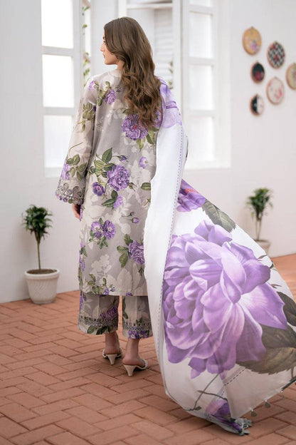 Baroque | Lawn Collection 24 | UF-531 - Pakistani Designer Dress - by Baroque | Type: Luxury - 100% Original at Saira Sultan