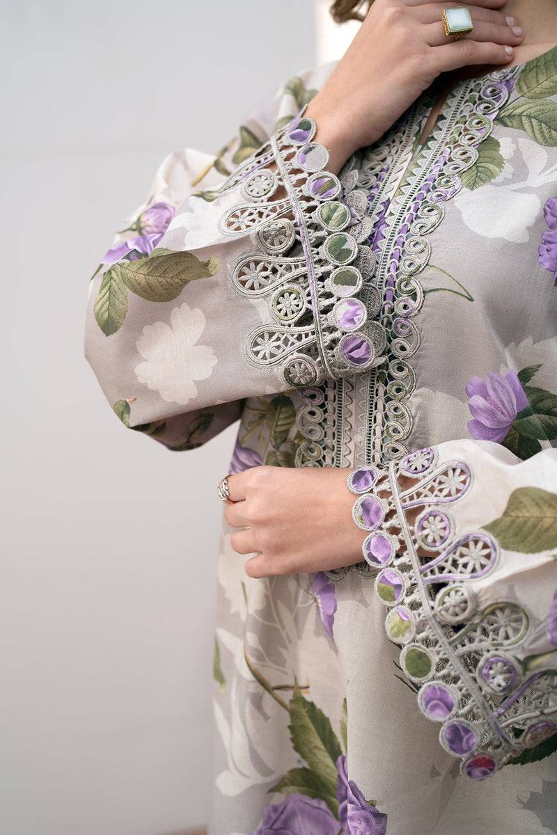 Baroque | Lawn Collection 24 | UF-531 - Pakistani Designer Dress - by Baroque | Type: Luxury - 100% Original at Saira Sultan