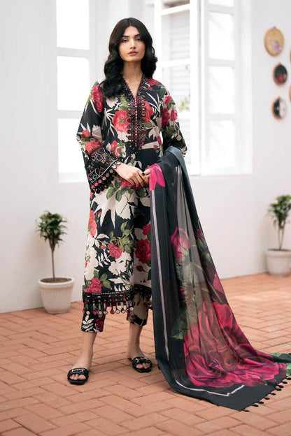 Baroque | Lawn Collection 24 | UF-532 - Pakistani Designer Dress - by Baroque | Type: Luxury - 100% Original at Saira Sultan
