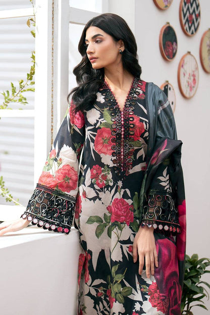 Baroque | Lawn Collection 24 | UF-532 - Pakistani Designer Dress - by Baroque | Type: Luxury - 100% Original at Saira Sultan