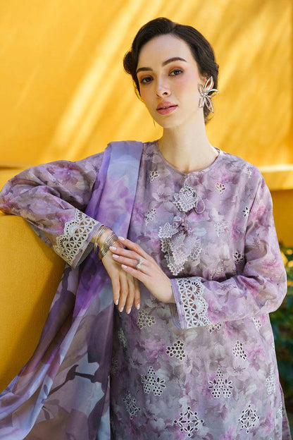 Baroque | Lawn Collection 24 | UF-579 - Pakistani Designer Dress - by Baroque | Type: Luxury - 100% Original at Saira Sultan