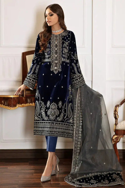 Baroque | Jahanara Luxury Velvet 23 | UF-41 - Pakistani Designer Dress - by Baroque | Type: Formal - 100% Original at Saira Sultan