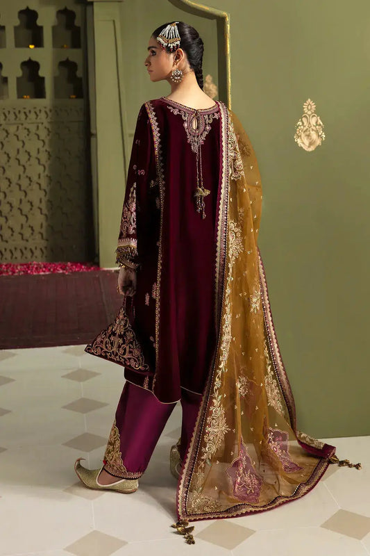 Baroque | Jahanara Luxury Velvet 23 | UF-465 - Pakistani Designer Dress - by Baroque | Type: Formal - 100% Original at Saira Sultan