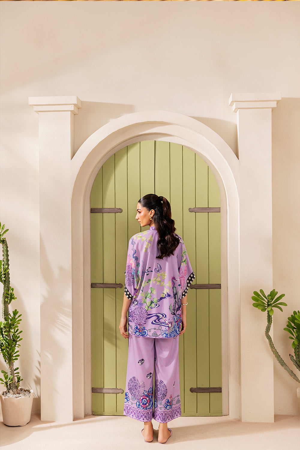 Saira Rizwan | Silk Coords 25 | LILAC LUSH - SRSP-25-10 - Pakistani Designer Dress - by Saira Rizwan - Type : Ladies Clothes - 100% Original at Saira Sultan