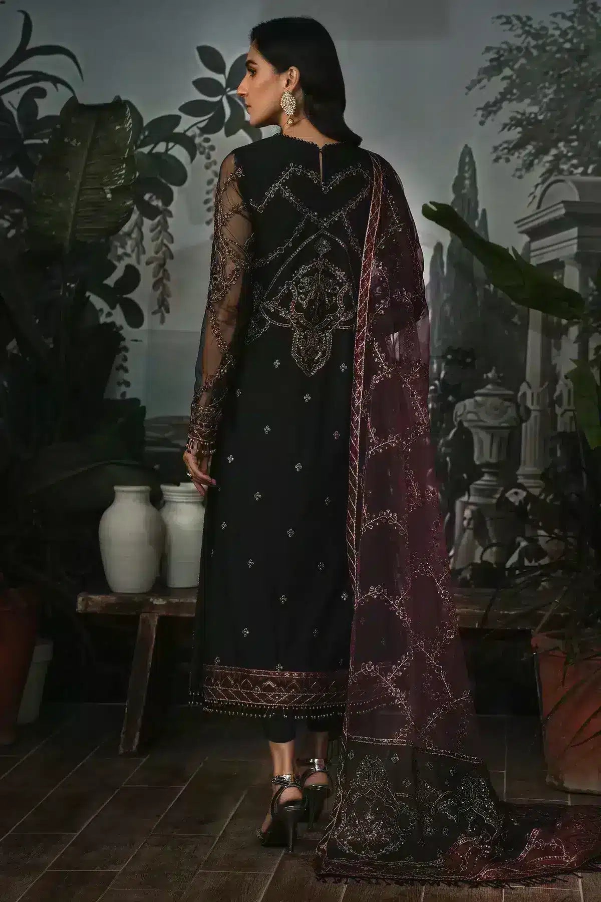 Zarif | LA ROSELLA Formals | ZLR 04 NIGHT GLOW - Pakistani Designer Dress - by Zarif | Type: Formal - 100% Original at Saira Sultan