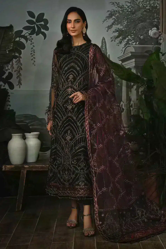 Zarif | LA ROSELLA Formals | ZLR 04 NIGHT GLOW - Pakistani Designer Dress - by Zarif | Type: Formal - 100% Original at Saira Sultan