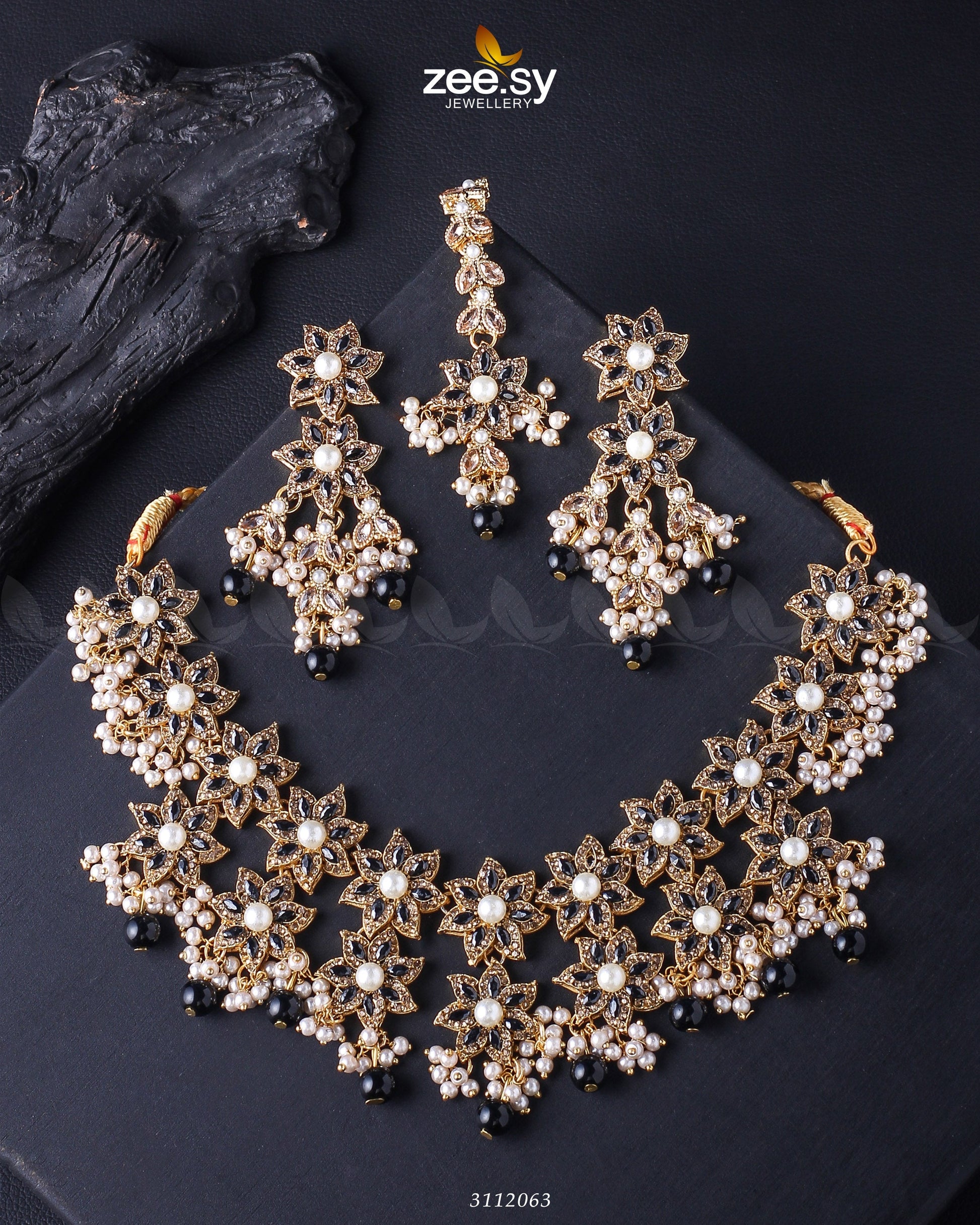 Monarda Bridal Sets Golden Black