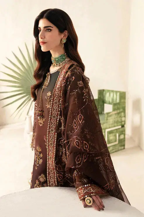 Alizeh | Heer Festive Collection 24 | Hazel - V17D01 - Pakistani Designer Dress - by Alizeh | Type: Formal - 100% Original at Saira Sultan