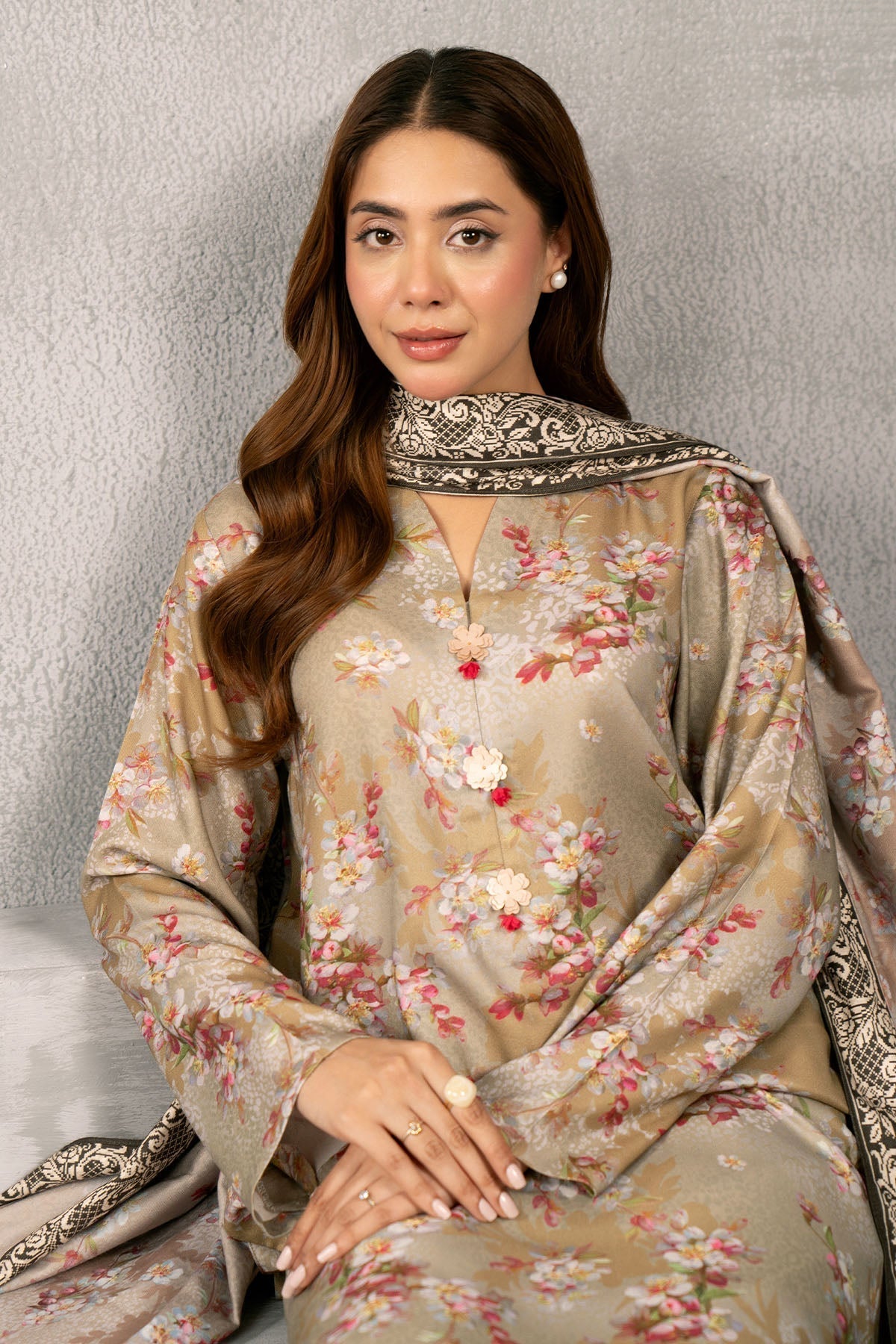 Kayseria | Winter Khaddar 24 | C5483-121-A M Gray Marina