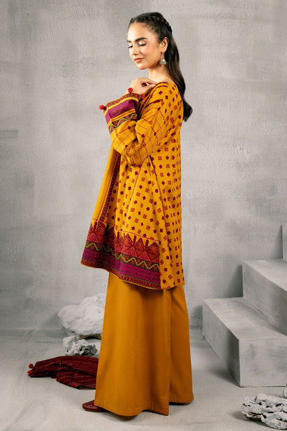 Kayseria | Winter Khaddar 24 | C6040-1 L Mustard Khaddar