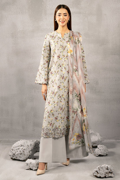Kayseria | Winter Khaddar 24 | C6064 XS Gray Slub Khaddar
