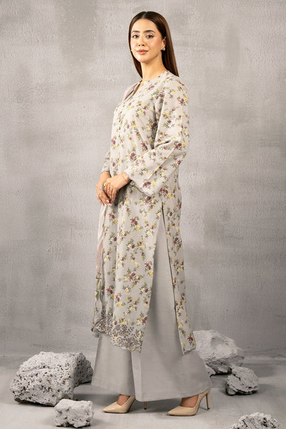Kayseria | Winter Khaddar 24 | C6064 L Gray Slub Khaddar