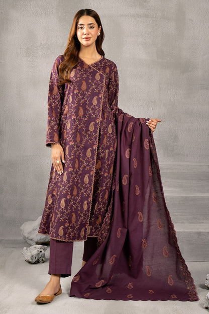 Kayseria | Winter Khaddar 24 | C6069-2 XS Berry Slub Khaddar