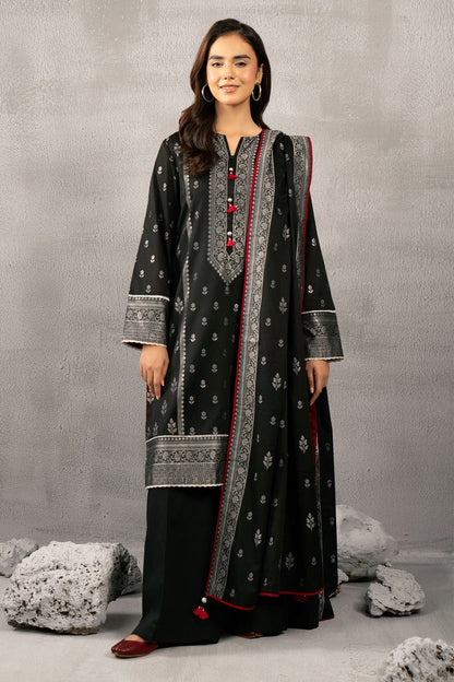 Kayseria | Winter Khaddar 24 | C6083 XS Black Jacquard