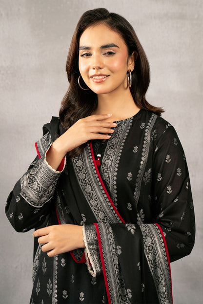 Kayseria | Winter Khaddar 24 | C6083 M Black Jacquard