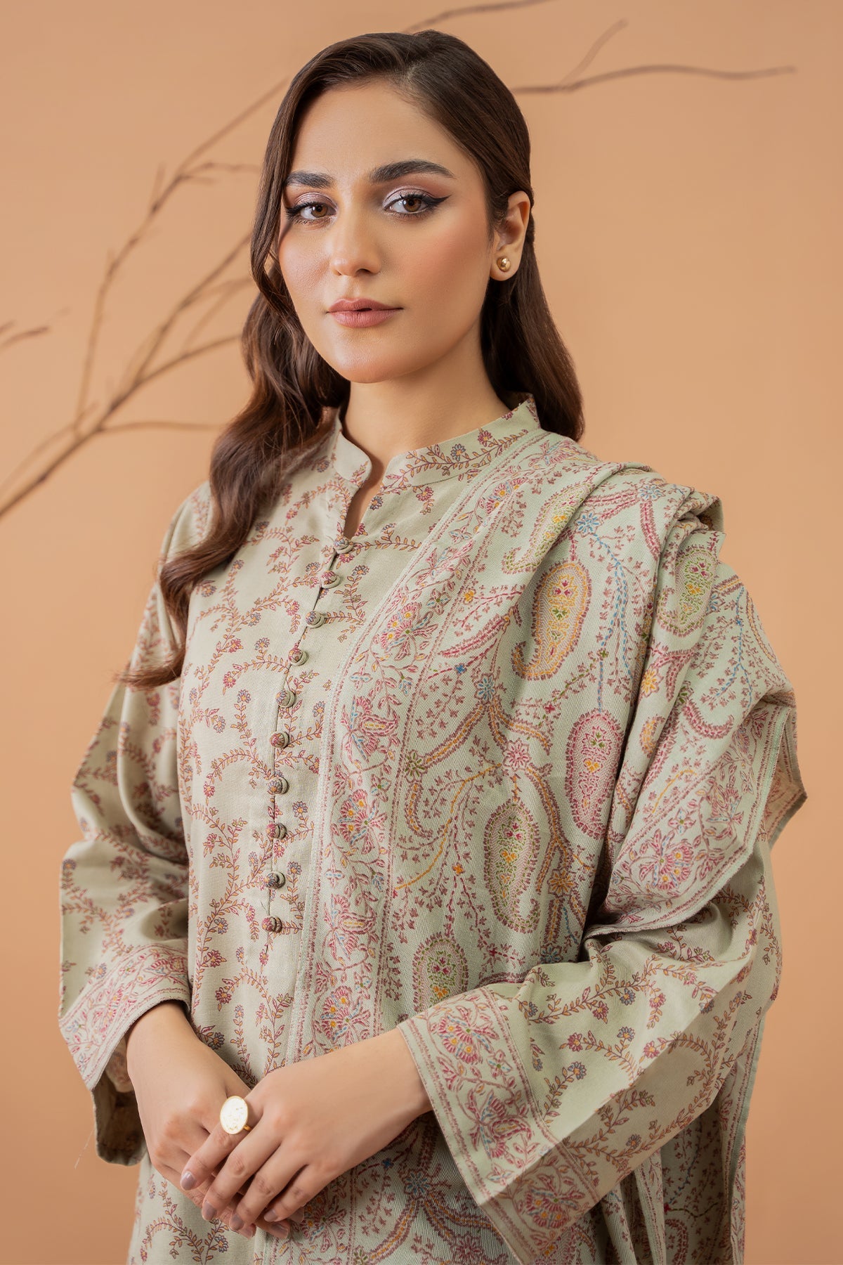 Kayseria | Winter Khaddar 24 | C6045 M Gray Khaddar