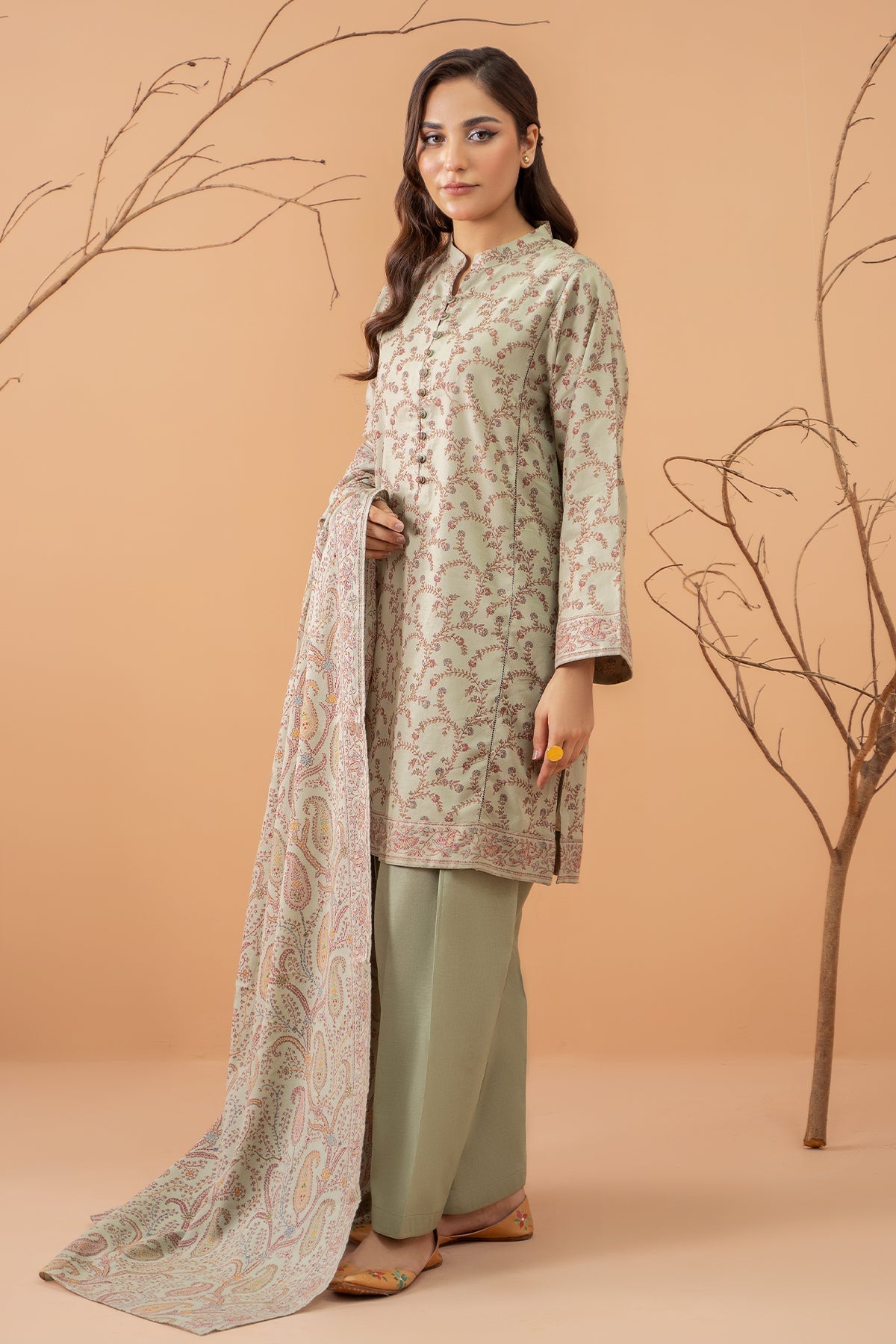 Kayseria | Winter Khaddar 24 | C6045 XL Gray Khaddar